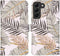 iMoshion Hoesje Geschikt voor Samsung Galaxy S22 Plus Hoesje Met Pasjeshouder - iMoshion Design Softcase Bookcase - Goud / Glamour Botanic