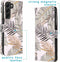iMoshion Hoesje Geschikt voor Samsung Galaxy S22 Plus Hoesje Met Pasjeshouder - iMoshion Design Softcase Bookcase - Goud / Glamour Botanic
