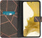 iMoshion Hoesje Geschikt voor Samsung Galaxy S22 Plus Hoesje Met Pasjeshouder - iMoshion Design Softcase Bookcase - Zwart / Black Graphic
