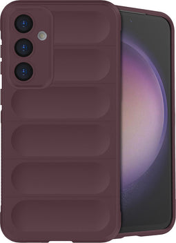 imoshion Hoesje - Geschikt voor Samsung Galaxy S23 FE - EasyGrip Backcover - Aubergine