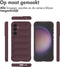 imoshion Hoesje - Geschikt voor Samsung Galaxy S23 FE - EasyGrip Backcover - Aubergine