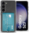 iMoshion Hoesje Geschikt voor Samsung Galaxy S23 Hoesje Met Pasjeshouder - iMoshion Softcase Backcover met pashouder - Transparant