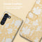 iMoshion Hoesje Geschikt voor Samsung Galaxy S23 Hoesje Met Pasjeshouder - iMoshion Design Bookcase smartphone - Geel / Yellow Flowers