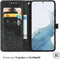 iMoshion Hoesje Geschikt voor Samsung Galaxy S23 Hoesje Met Pasjeshouder - iMoshion Mandala Bookcase - Zwart