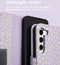 iMoshion Hoesje Geschikt voor Samsung Galaxy S23 Hoesje Met Pasjeshouder - iMoshion Design Bookcase smartphone - Paars / White Daisy