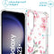iMoshion Hoesje Geschikt voor Samsung Galaxy S23 Plus Hoesje Met Koord - iMoshion Design Hoesje met Koord - Roze / Blossom Watercolor