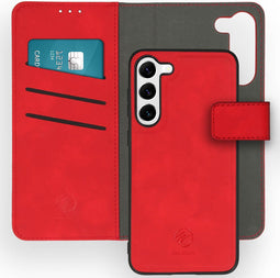 iMoshion Hoesje Geschikt voor Samsung Galaxy S23 Plus Hoesje Met Pasjeshouder - iMoshion Uitneembare 2-in-1 Luxe Bookcase - Rood
