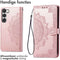 iMoshion Hoesje Geschikt voor Samsung Galaxy S23 Plus Hoesje Met Pasjeshouder - iMoshion Mandala Bookcase - Rosé Goud