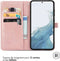 iMoshion Hoesje Geschikt voor Samsung Galaxy S23 Plus Hoesje Met Pasjeshouder - iMoshion Mandala Bookcase - Rosé Goud