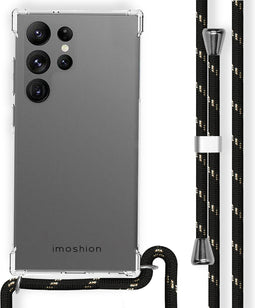 iMoshion Hoesje Geschikt voor Samsung Galaxy S23 Ultra Hoesje Met Koord - iMoshion Backcover met koord - Transparant
