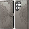 iMoshion Hoesje Geschikt voor Samsung Galaxy S23 Ultra Hoesje Met Pasjeshouder - iMoshion Mandala Bookcase - Grijs
