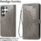 iMoshion Hoesje Geschikt voor Samsung Galaxy S23 Ultra Hoesje Met Pasjeshouder - iMoshion Mandala Bookcase - Grijs