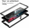 iMoshion Hoesje Geschikt voor Samsung Galaxy S23 Ultra Hoesje - iMoshion 360° Full Protective Case - Zwart / Transparant