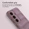 imoshion Hoesje - Geschikt voor Samsung Galaxy S24 - EasyGrip Backcover - Paars