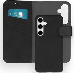 iMoshion Hoesje Geschikt voor Samsung Galaxy S24 Hoesje Met Pasjeshouder - iMoshion Uitneembare 2-in-1 Luxe Bookcase - Zwart
