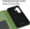 imoshion Hoesje Geschikt voor Samsung Galaxy S24 Hoesje Met Pasjeshouder - imoshion Design Bookcase smartphone - Meerkleurig / Green Flowers