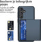 iMoshion Hoesje Geschikt voor Samsung Galaxy S24 Hoesje - Ruimte voor 2 pasjes - iMoshion Backcover met pasjeshouder - Donkerblauw
