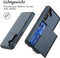 iMoshion Hoesje Geschikt voor Samsung Galaxy S24 Hoesje - Ruimte voor 2 pasjes - iMoshion Backcover met pasjeshouder - Donkerblauw