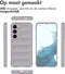 imoshion Hoesje - Geschikt voor Samsung Galaxy S24 Plus - EasyGrip Backcover - Grijs