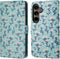 imoshion Hoesje Geschikt voor Samsung Galaxy S24 Plus Hoesje Met Pasjeshouder - imoshion Design Bookcase smartphone - Meerkleurig / Blue Flowers
