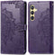 iMoshion Hoesje Geschikt voor Samsung Galaxy S24 Plus Hoesje Met Pasjeshouder - iMoshion Mandala Bookcase - Paars