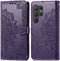 imoshion Hoesje Geschikt voor Samsung Galaxy S24 Ultra Hoesje Met Pasjeshouder - imoshion Mandala Bookcase - Paars