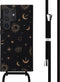 imoshion Hoesje Geschikt voor Samsung Galaxy S24 Ultra Hoesje Met Koord - imoshion Siliconen design hoesje met koord - Zwart / Sky Black