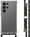 imoshion Hoesje Geschikt voor Samsung Galaxy S24 Ultra Hoesje Met Koord - imoshion Backcover met koord - Zwart