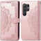 iMoshion Hoesje Geschikt voor Samsung Galaxy S24 Ultra Hoesje Met Pasjeshouder - iMoshion Mandala Bookcase - Rosé Goud