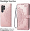 iMoshion Hoesje Geschikt voor Samsung Galaxy S24 Ultra Hoesje Met Pasjeshouder - iMoshion Mandala Bookcase - Rosé Goud