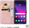 iMoshion Hoesje Geschikt voor Samsung Galaxy S24 Ultra Hoesje Met Pasjeshouder - iMoshion Mandala Bookcase - Rosé Goud