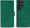 iMoshion Hoesje Geschikt voor Samsung Galaxy S24 Ultra Hoesje Met Pasjeshouder - iMoshion Uitneembare 2-in-1 Luxe Bookcase - Donkergroen