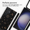 imoshion Hoesje Geschikt voor Samsung Galaxy S24 Ultra Hoesje Met Koord - imoshion Siliconen design hoesje met koord - Zwart / Sky Black