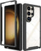 iMoshion Hoesje Geschikt voor Samsung Galaxy S24 Ultra Hoesje - iMoshion 360° Full Protective Case - Zwart / Transparant