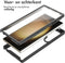 iMoshion Hoesje Geschikt voor Samsung Galaxy S24 Ultra Hoesje - iMoshion 360° Full Protective Case - Zwart / Transparant