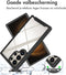 iMoshion Hoesje Geschikt voor Samsung Galaxy S24 Ultra Hoesje - iMoshion 360° Full Protective Case - Zwart / Transparant