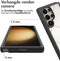 iMoshion Hoesje Geschikt voor Samsung Galaxy S24 Ultra Hoesje - iMoshion 360° Full Protective Case - Zwart / Transparant