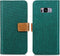 iMoshion Hoesje Geschikt voor Samsung Galaxy S8 Hoesje Met Pasjeshouder - iMoshion Luxe Canvas Bookcase - Groen