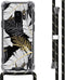 iMoshion Hoesje Geschikt voor Samsung Galaxy S9 Hoesje Met Koord - iMoshion Design Hoesje met Koord - Goud / Zwart / Transparant / Glamour Botanic