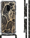 iMoshion Hoesje Geschikt voor Samsung Galaxy S9 Hoesje Met Koord - iMoshion Design Hoesje met Koord - Goud / Transparant