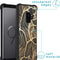 iMoshion Hoesje Geschikt voor Samsung Galaxy S9 Hoesje Met Koord - iMoshion Design Hoesje met Koord - Goud / Zwart / Golden Leaves