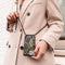 iMoshion Hoesje Geschikt voor Samsung Galaxy S9 Hoesje Met Koord - iMoshion Design Hoesje met Koord - Goud / Zwart / Golden Leaves