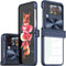imoshion Hoesje Geschikt voor Samsung Galaxy Z Flip 4 Hoesje - imoshion Camslider Backcover - Donkerblauw