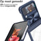 imoshion Hoesje Geschikt voor Samsung Galaxy Z Flip 4 Hoesje - imoshion Camslider Backcover - Donkerblauw