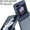 iMoshion Hoesje Geschikt voor Samsung Galaxy Z Flip 5 Hoesje - iMoshion Rugged Clear Backcover - Donkerblauw