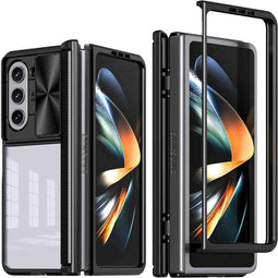 iMoshion Hoesje Geschikt voor Samsung Galaxy Z Fold 5 Hoesje - iMoshion Camslider Backcover - Zwart
