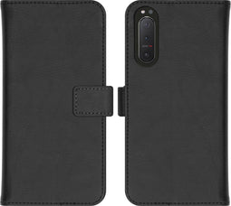 iMoshion Hoesje Geschikt voor Sony Xperia 5 II Hoesje Met Pasjeshouder - iMoshion Luxe Bookcase - Zwart