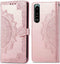 iMoshion Hoesje Geschikt voor Sony Xperia 5 IV Hoesje Met Pasjeshouder - iMoshion Mandala Bookcase - Rosé Goud