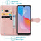 iMoshion Hoesje Geschikt voor Vivo Y33s / Vivo Y21s / Vivo Y21 Hoesje Met Pasjeshouder - iMoshion Mandala Bookcase - Rosé Goud