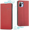 iMoshion Hoesje Geschikt voor Xiaomi 11 Lite 5G NE / Mi 11 Lite (5G) / Mi 11 Lite (4G) Hoesje Met Pasjeshouder - iMoshion Slim Folio Bookcase - Rood